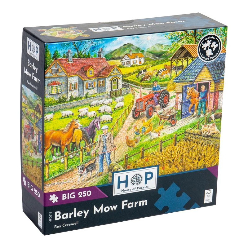 Barley Mow Farm - BIG 250 Piece Jigsaw Puzzle