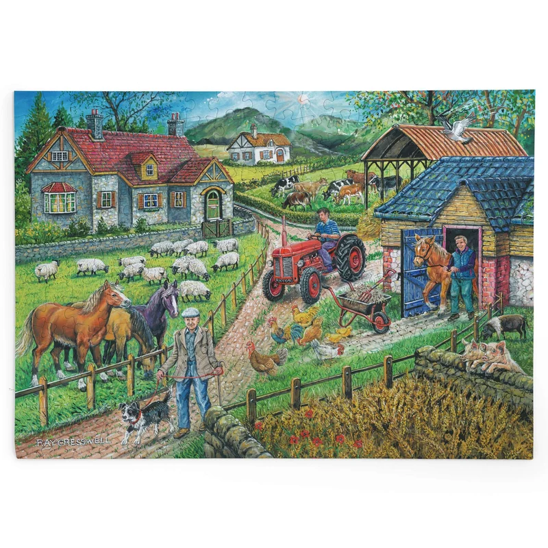 Barley Mow Farm - BIG 250 Piece Jigsaw Puzzle