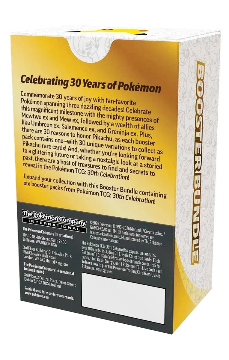 Pokémon - 30th Celebration Booster Bundle