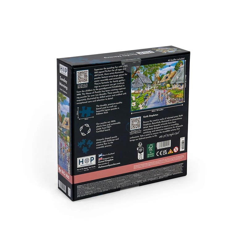 Sunday Morning - BIG 500 Piece Jigsaw Puzzle