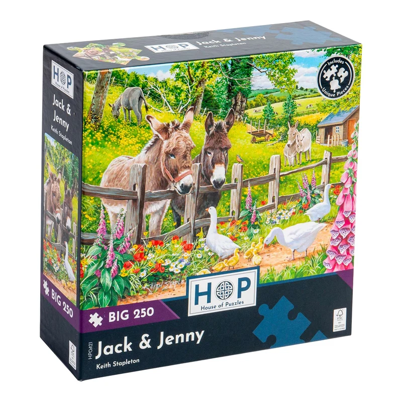 Jack & Jenny - BIG 250 Piece Jigsaw Puzzle