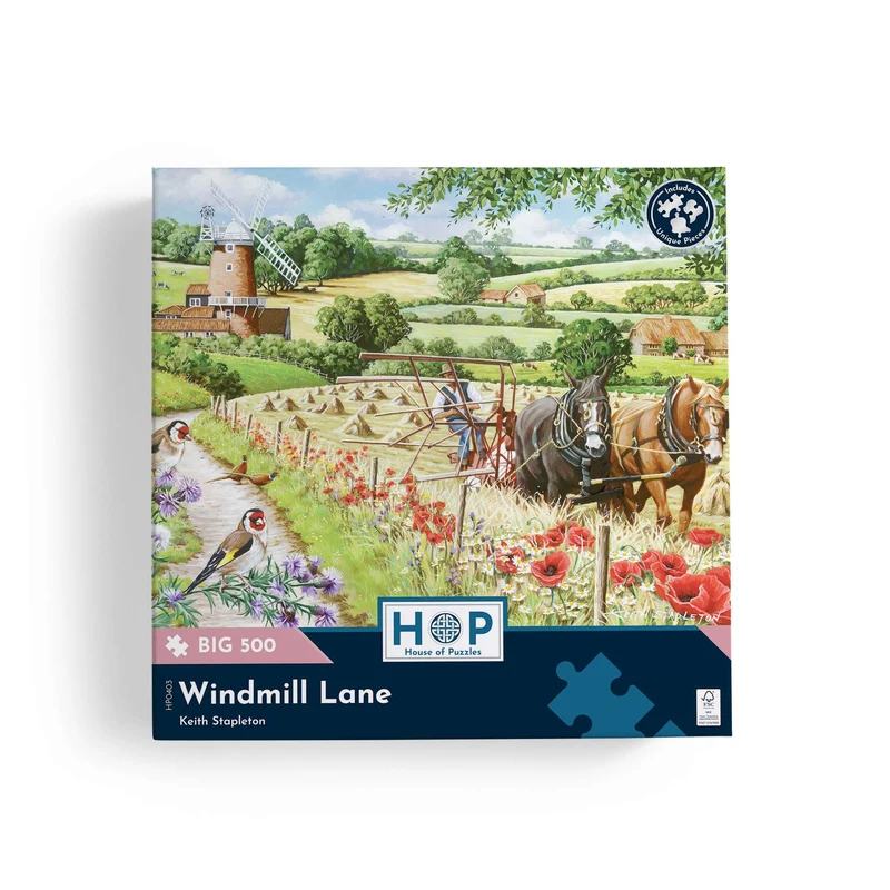 Windmill Lane - BIG 500 Piece Jigsaw Puzzle