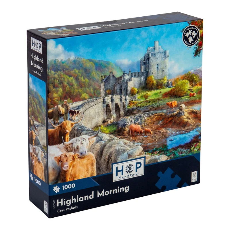 Highland Morning - 1000 Piece Jigsaw Puzzle