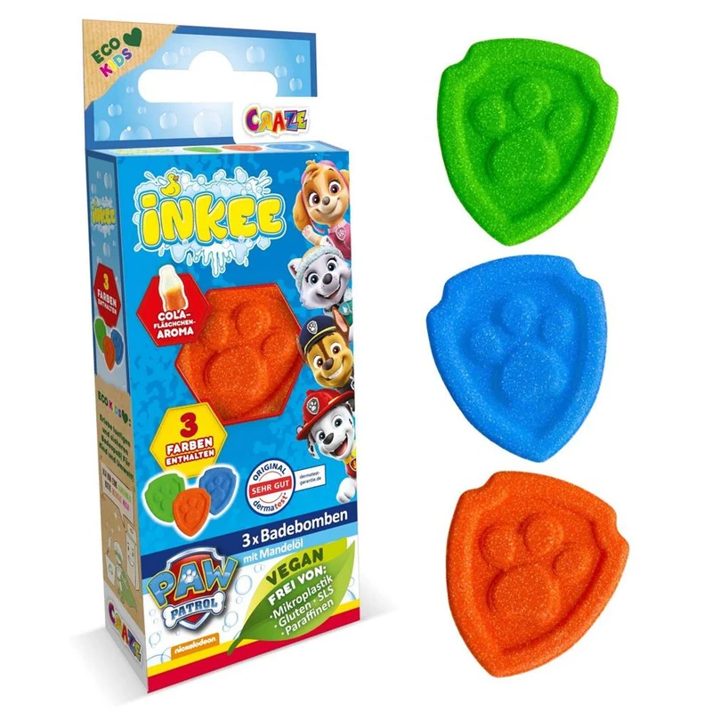 Craze Inkee Badebomben Paw Patrol 3er-Set