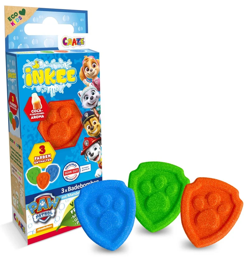 Craze Inkee Badebomben Paw Patrol 3er-Set