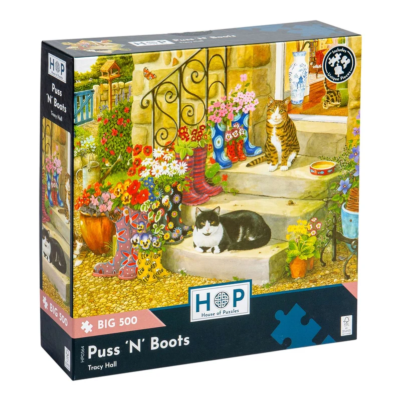 Puss 'N' Boots - BIG 500 Piece Jigsaw Puzzle