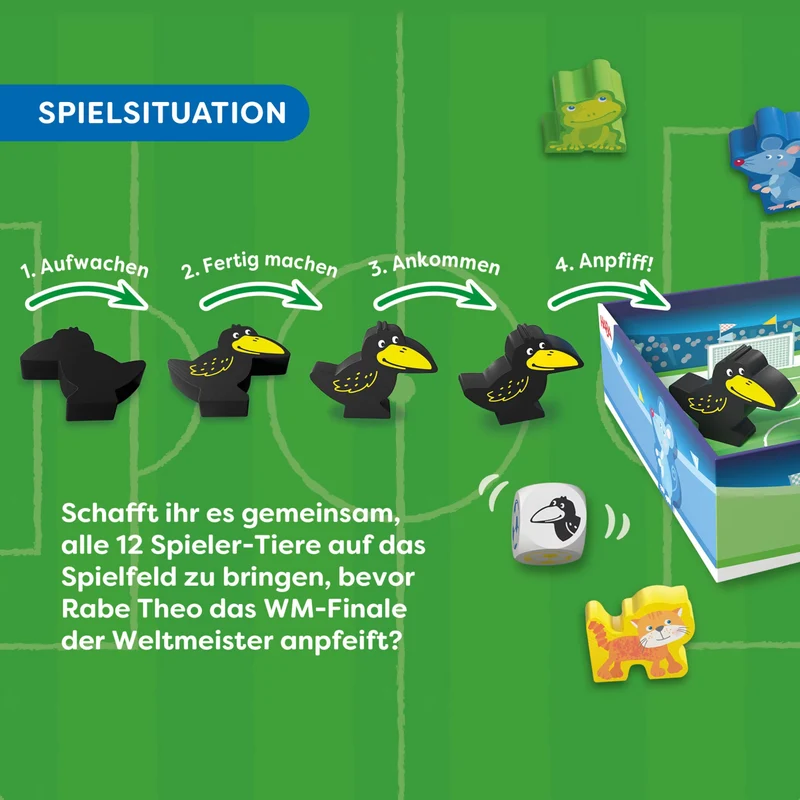 Theos Fußballspiel, deutsch