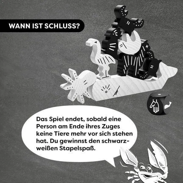 Tier auf Tier - Black & White Edition, deutsch