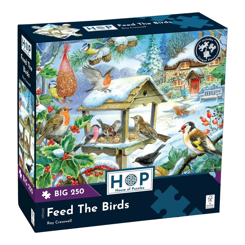 Feed The Birds - BIG 250 Piece Jigsaw Puzzle