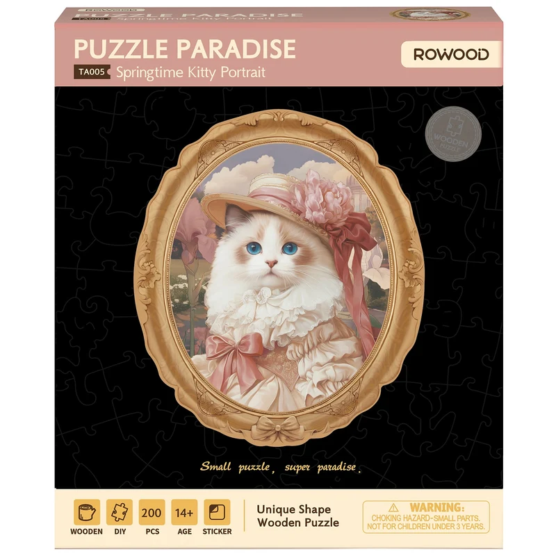 Robotime Springtime Kitty Portrait TA005