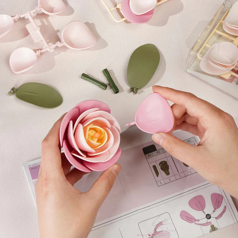Robotime Pink Camellia AD011
