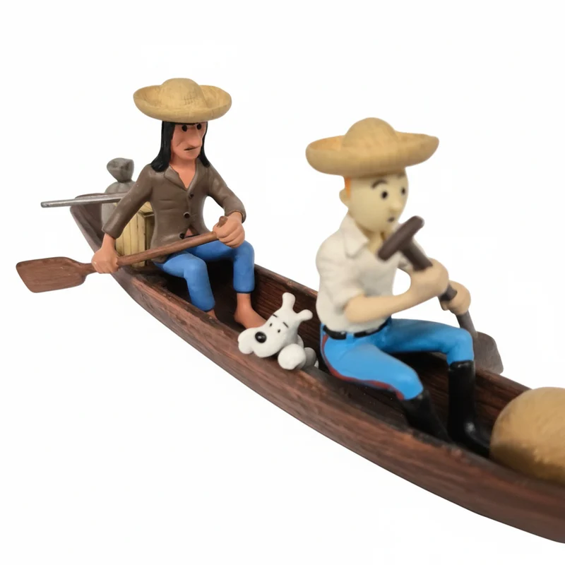Tim und Struppi - La Pirogue 25cm Lang