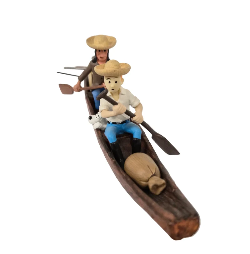 Tim und Struppi - La Pirogue 25cm Lang