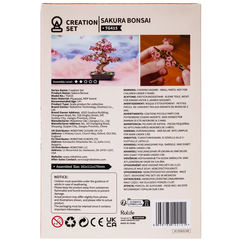 Robotime Sakura Bonsai TG415