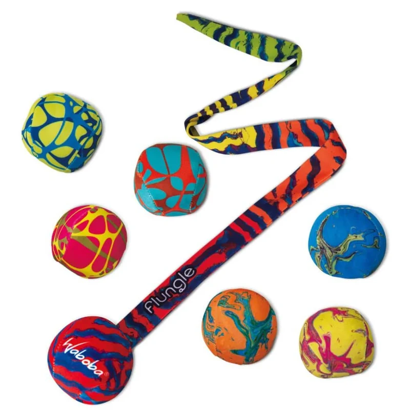 Flungle Outdoor-Geschicklichkeitsspiel – Boccia-Set für Strand & Garten