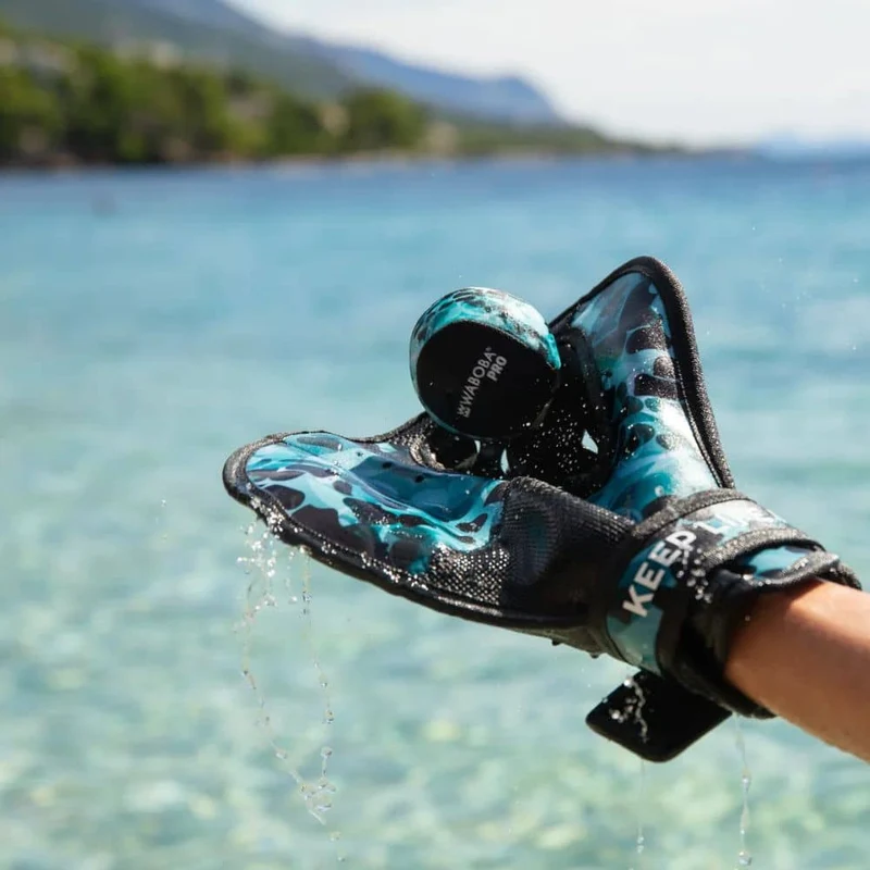 Pro Catch Wasser-Baseball Set – Handschuh & Ball für Pool und Meer