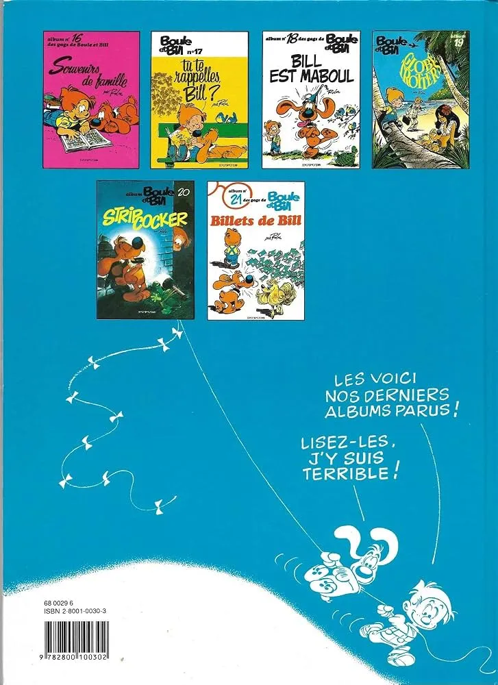 Boule et Bill - Tome 4 - 1... 2... 6... 8... 10... 20... 30... 40... 50... 60 gags de Boule et Bill, Jean Roba Dupuis 1967