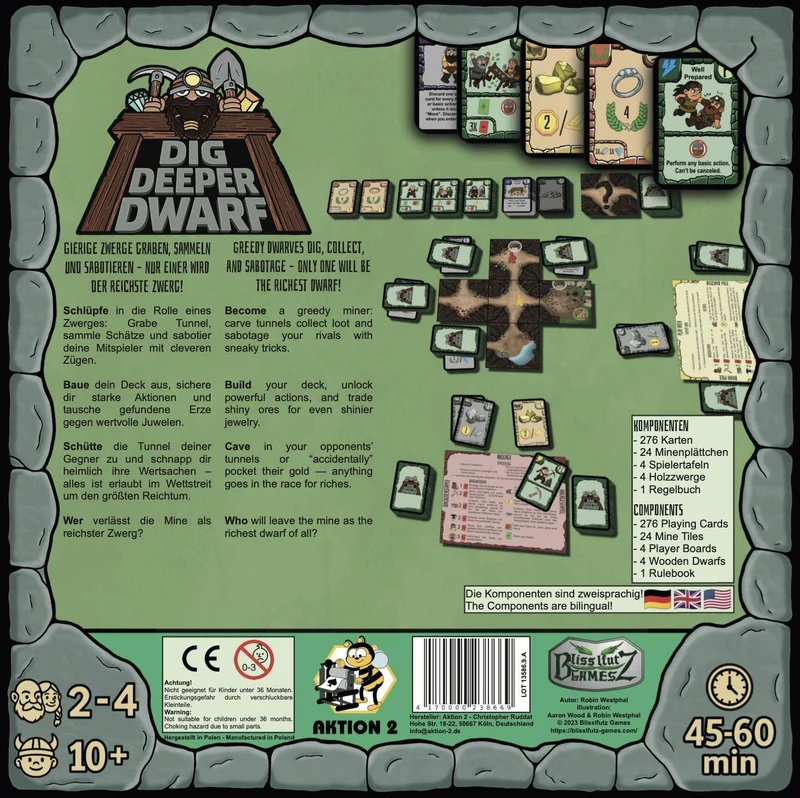 Dig Deeper Dwarf, deutsch