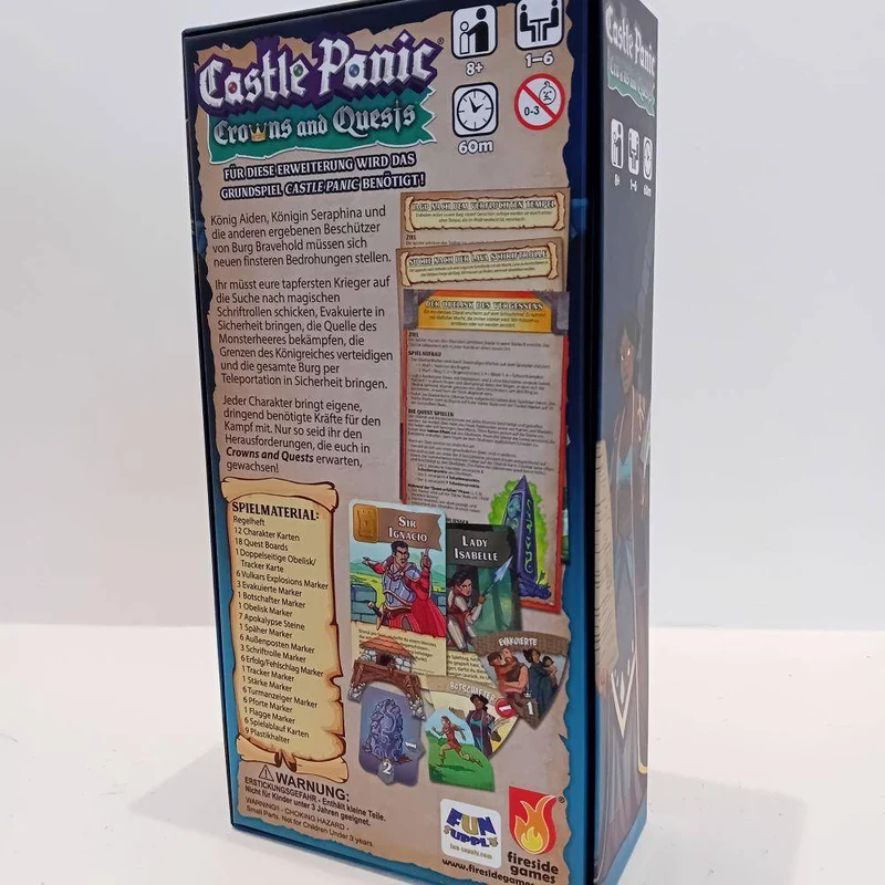 Crowns & Quests - Castle Panic, deutsch (Erw.)