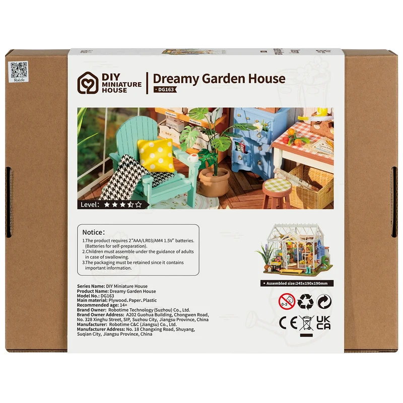 Robotime Dreamy Garden House DG163