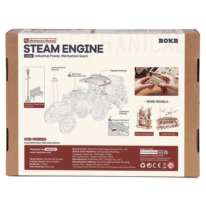 Robotime Steam Engine LKA01