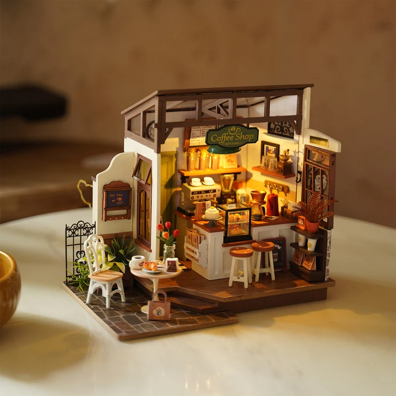 Robotime No.17 Slow Life Café DG162
