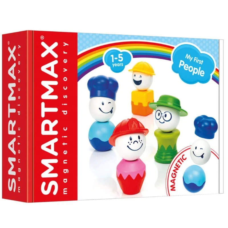 Magnetbausteine Smart Max – My First People, 12-teilig