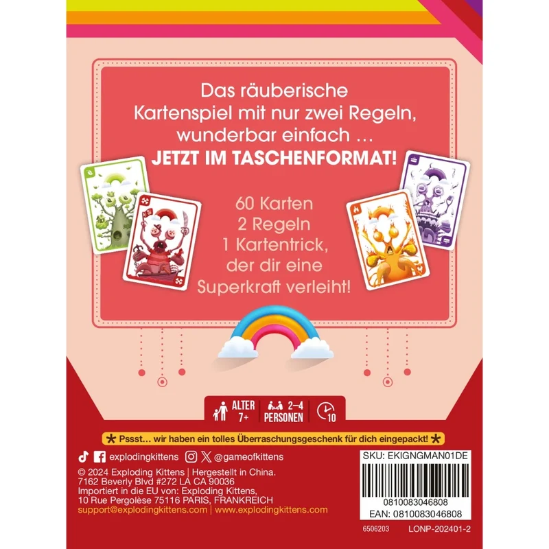 Mantis: Grab & Game, deutsch