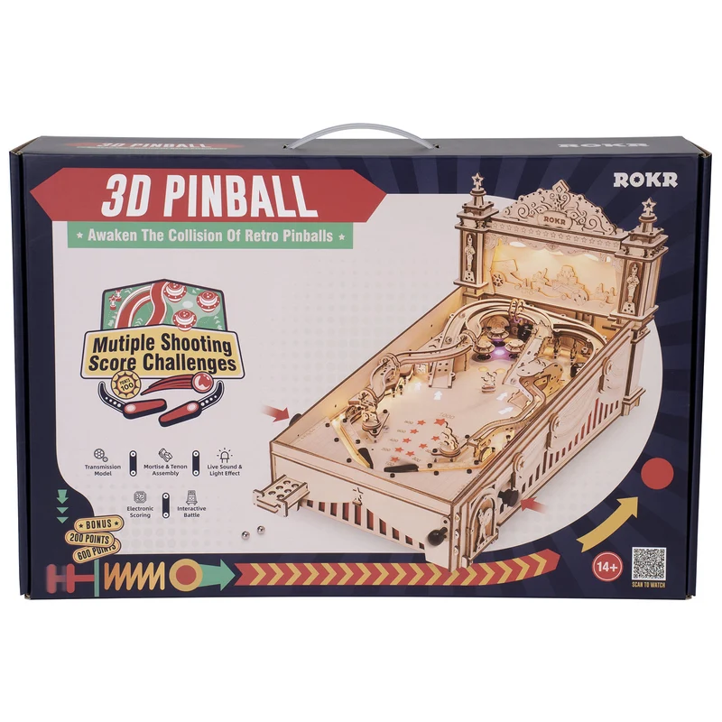 Robotime 3D Pinball Machine EG01
