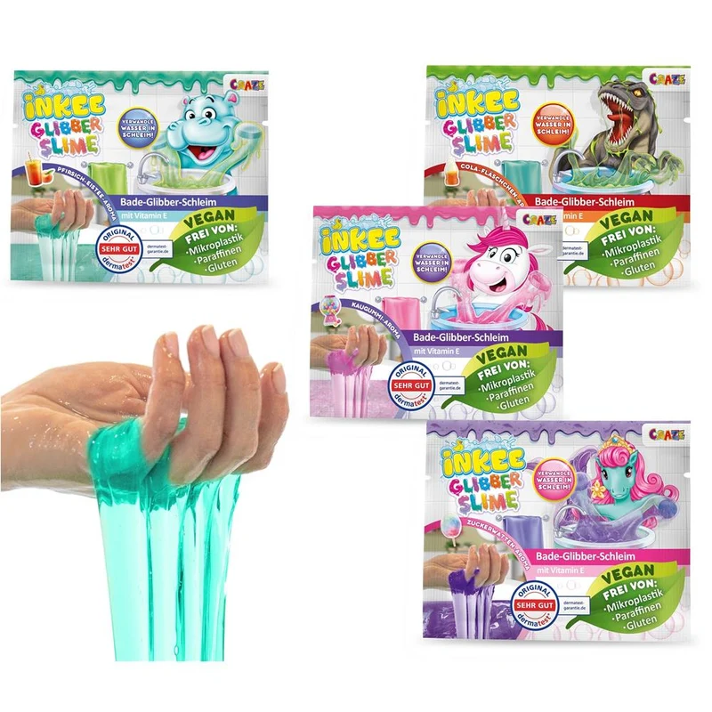 Inkee Bade-Glibber-Schleim Mix