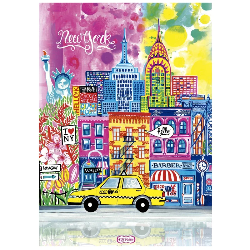 Wonderlust - New York - Car Pintos (1000pcs)