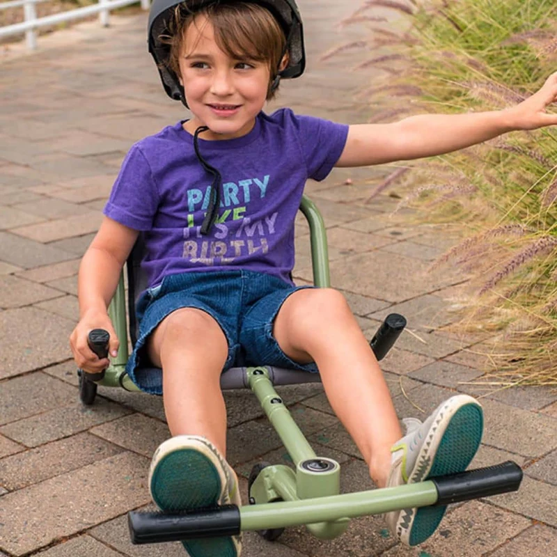 Kinderfahrzeug & Sitz-Gokart mit Beinantrieb - Classic Purple (3-12 Jahre)