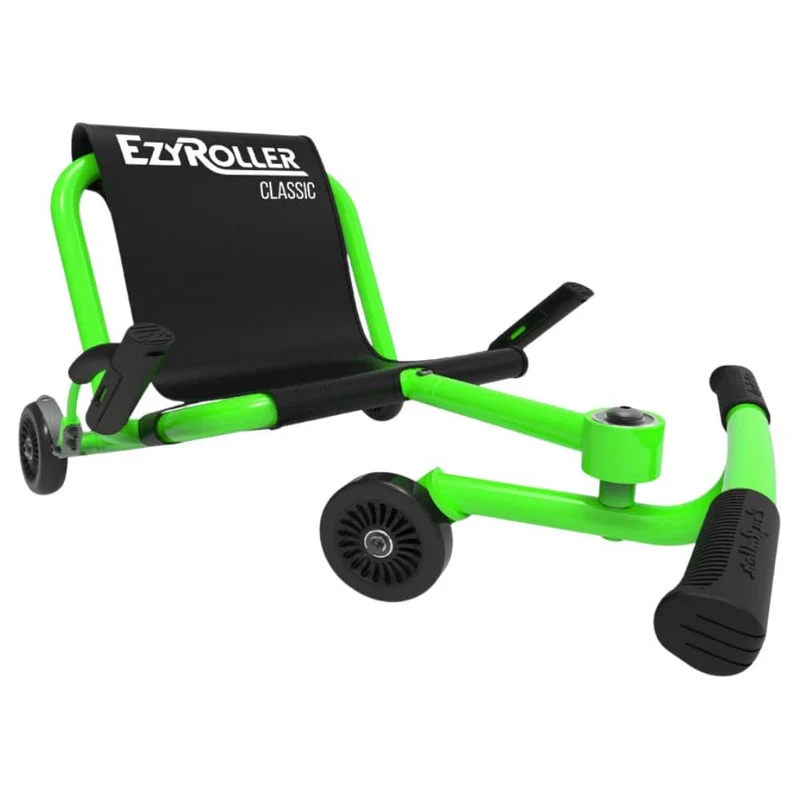 Kinderfahrzeug & Sitz-Gokart mit Beinantrieb - Classic Light Green (3-12 Jahre)