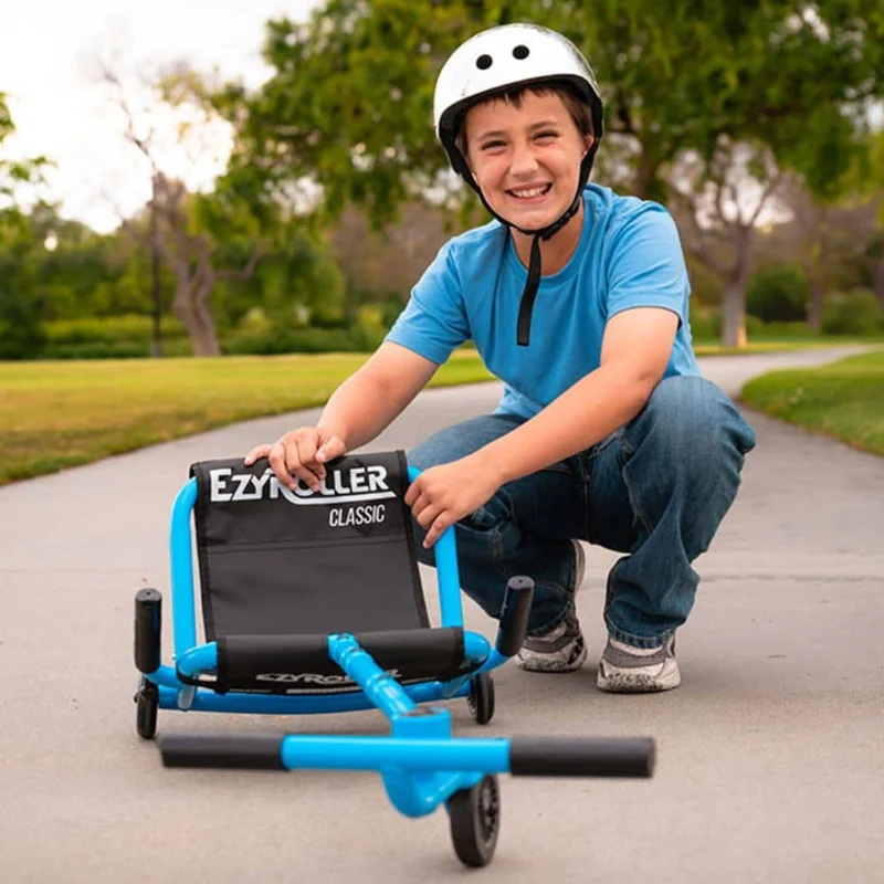 Kinderfahrzeug & Sitz-Gokart mit Beinantrieb - Classic Light Green (3-12 Jahre)
