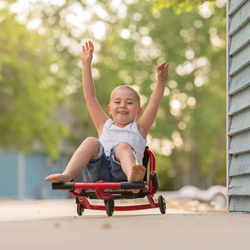 Kinderfahrzeug & Sitz-Gokart mit Beinantrieb - Classic Blue (3-12 Jahre)