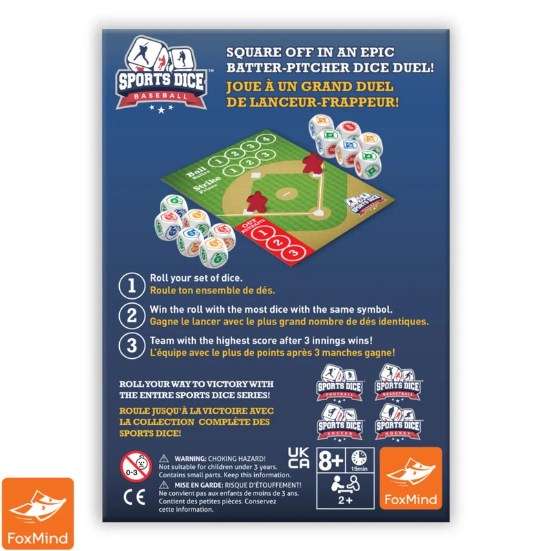 Sports Dice - Baseball