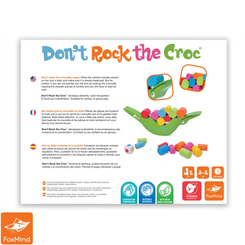 Don't Rock the Croc (Wood Game)