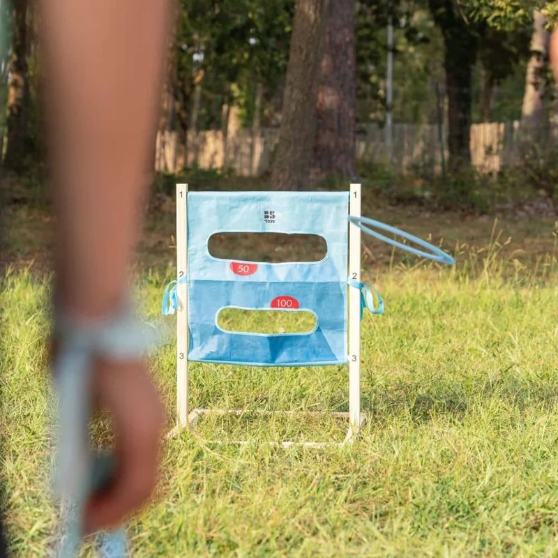 Geschicklichkeitsspiel – 2-in-1: Leiter und Zielwerfen