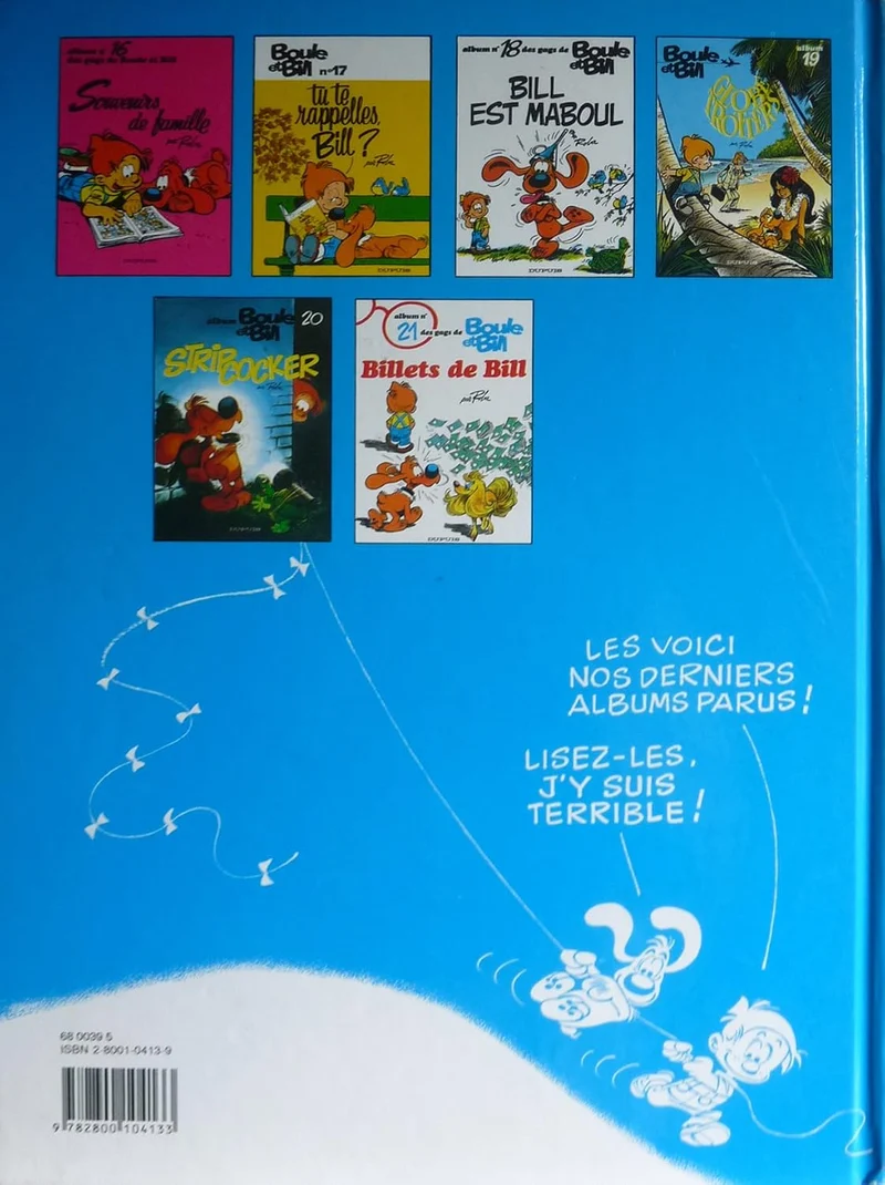 Boule et Bill - Tome 11 - Jeux de Bill Jean Roba Dupuis 1991