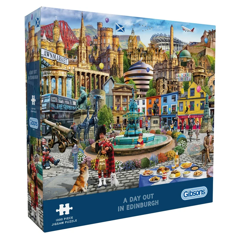 A Day Out in Edinburgh, Adrian Chesterman (1000pcs)