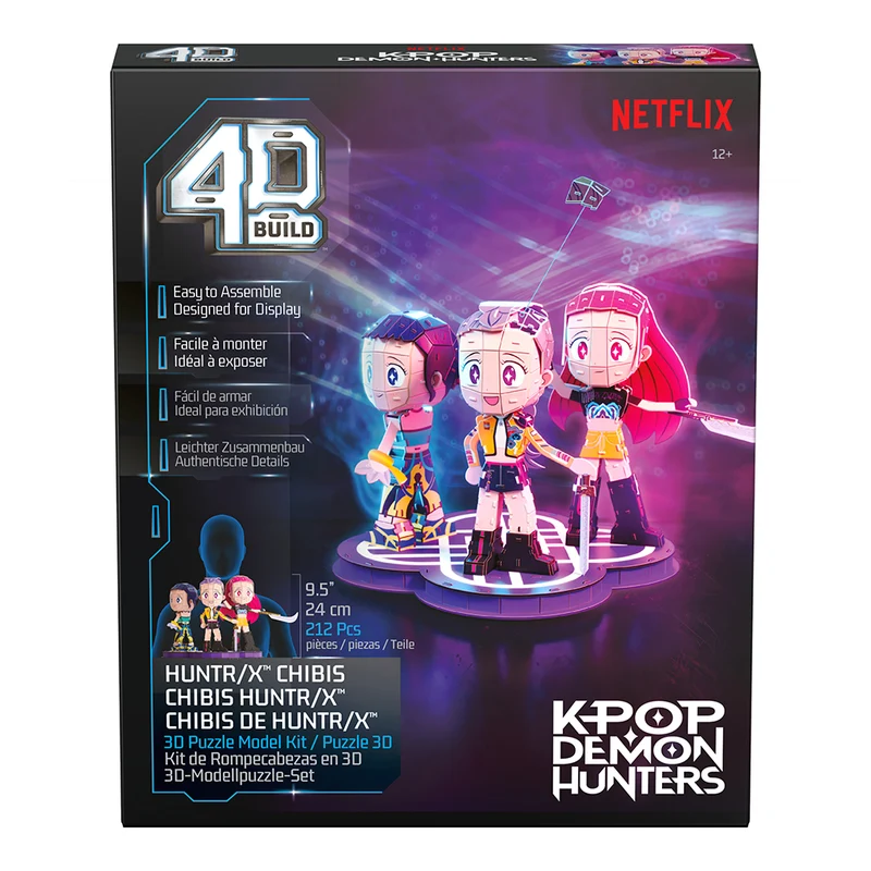 4D Build - KPop Demon Hunters - HUNTR/X Chibis Set
