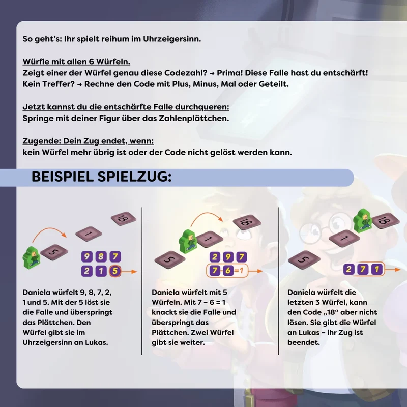 Geheimcode 13+4, deutsch
