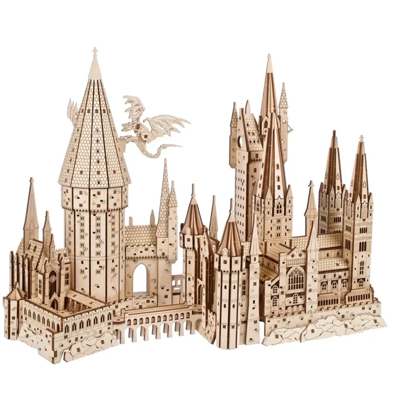 UGEARS 70256 - Harry Potter Schloss Hogwarts - 3D Holzbausätze