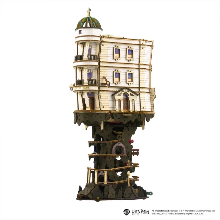 UGEARS 70276 - Gringotts™-Kugelbahn – Mechanisches 3D-Puzzle aus Holz