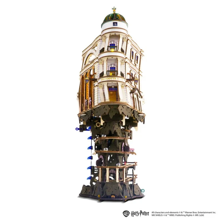 UGEARS 70276 - Gringotts™-Kugelbahn – Mechanisches 3D-Puzzle aus Holz