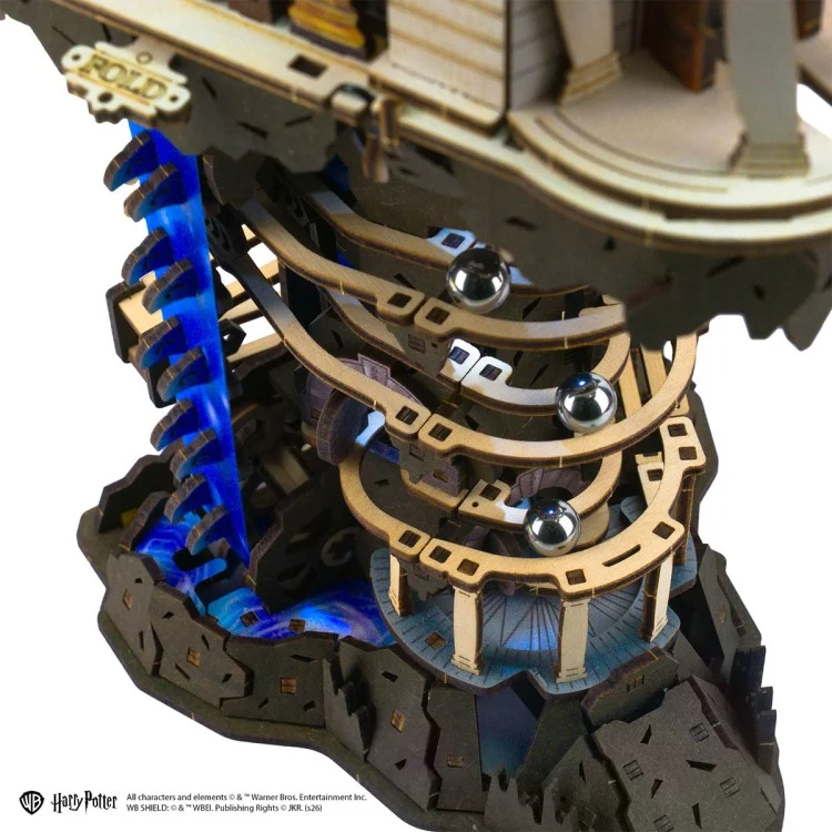 UGEARS 70276 - Gringotts™-Kugelbahn – Mechanisches 3D-Puzzle aus Holz