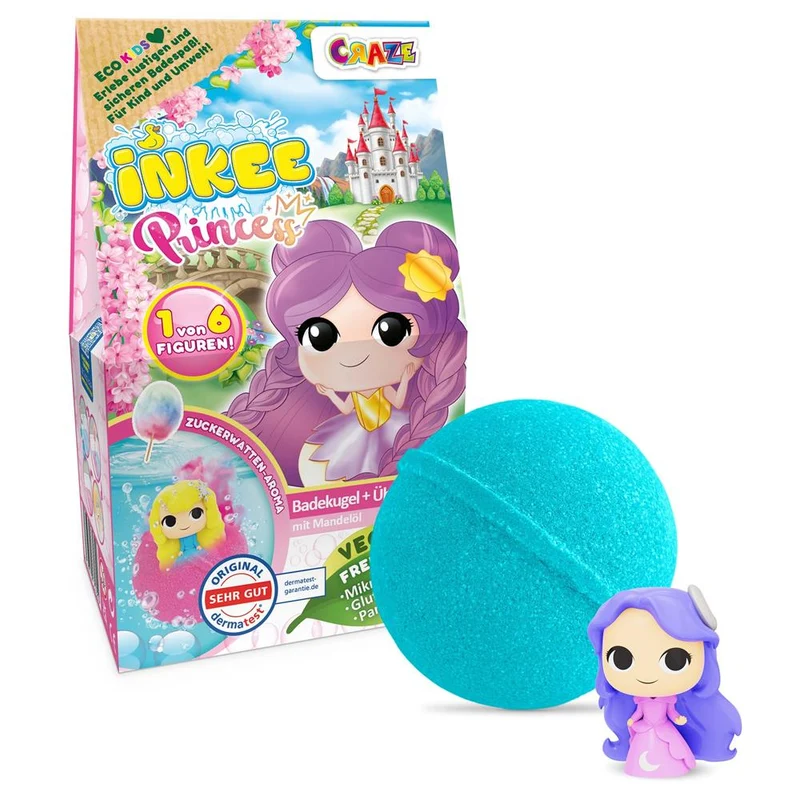 Inkee Surprise Badebombe Princess Box