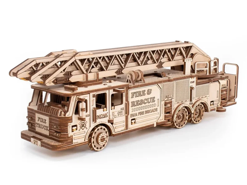 EWA - 3D Feuerwehrauto - Holzbausatz