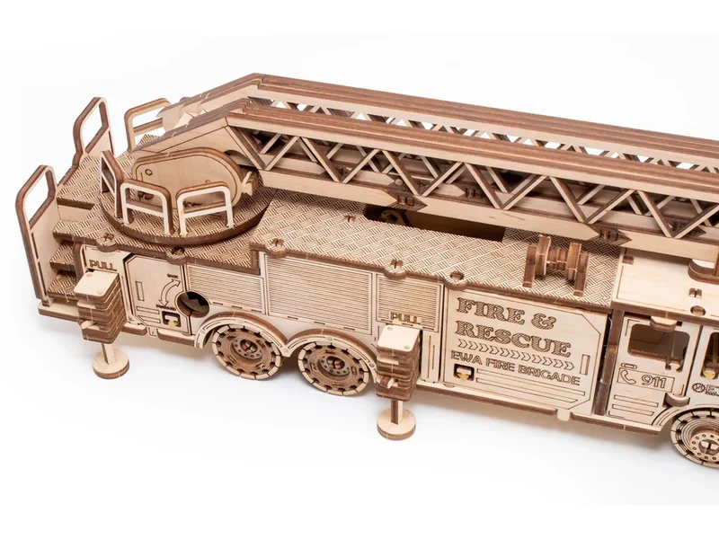 EWA - 3D Feuerwehrauto - Holzbausatz
