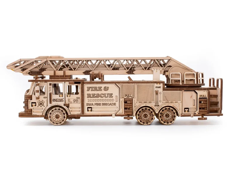 EWA - 3D Feuerwehrauto - Holzbausatz